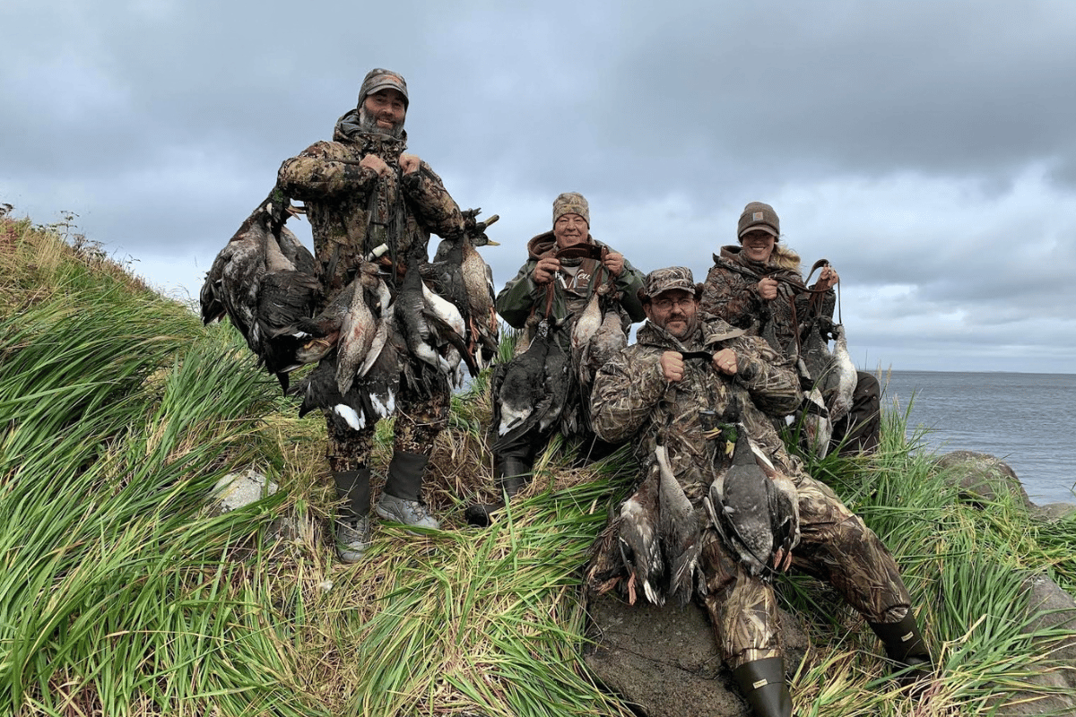 Cold Bay Alaska waterfowl hunting with Four Flyways Outfitters